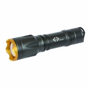 C.K Tools Rechargeable 300 Lumen Bright IP64 Rated Large LED Hand Torch Flashlight