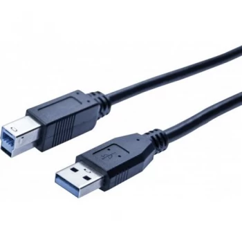 1.8m USB 3.0 A To B Black Cable