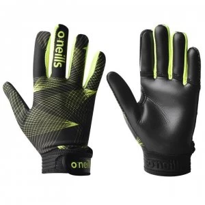 ONeills Phoenix GAA Gloves Mens - Black/FL/Yellow