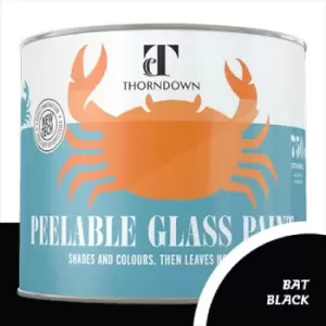 Thorndown Bat Black Peelable Glass Paint 150ml - Translucent