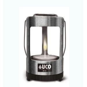 UCO 4 Hour Mini Candle Lantern Polished Aluminium