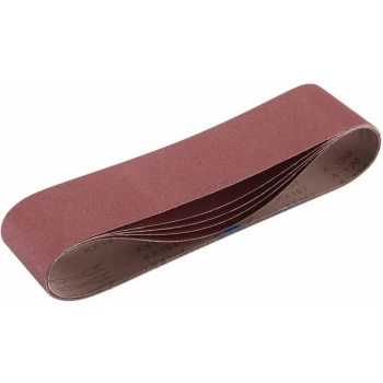 Cloth Sanding Belt, 100 x 915mm, 120 Grit (Pack of 5) [09271] - Draper