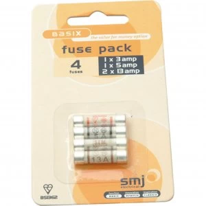 Smj Assorted Fuses Pack of 4