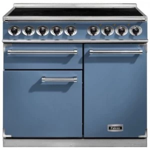 Falcon F1000DXEICA-N 100120 100cm Deluxe Induction Range Cooker - Blue