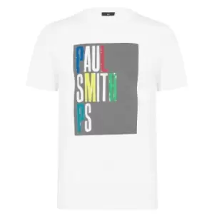 Paul Smith Box Script T-Shirt - White