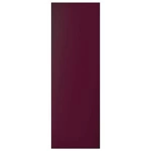 Cooke Lewis Raffello High Gloss Aubergine Tall standard door W300mm