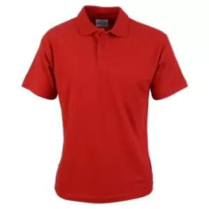 Absolute Apparel Mens Pioneer Polo (L) (Red)