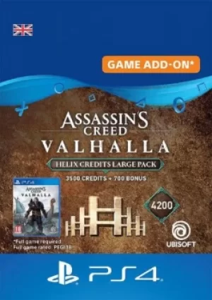 Assassins Creed Valhalla 4200 Helix Credits PS4