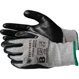 Cut B, 13G, Foam Nitrile Palm Coated Gloves, Size 6 (Pk-12)