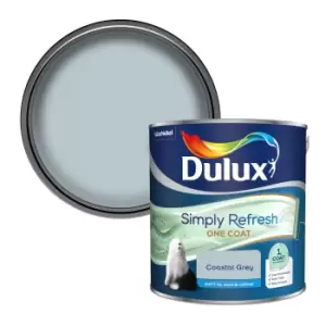 Dulux Simply Refresh One Coat Coastal Grey Matt Emulsion Paint 2.5L