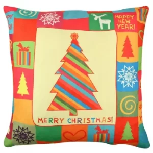A11926 Multicolor Cushion Merry Christmas 8