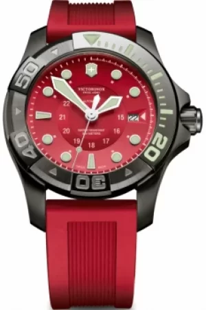 Mens Victorinox Swiss Army Divemaster 500 Black Ice Watch 241577