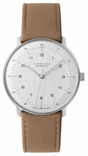 Junghans Max Bill Automatic Beige Leather 027/3502.04 Watch