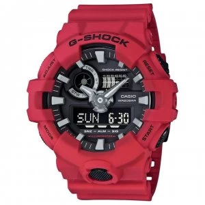 Casio Mens G Shock Alarm Chronograph Watch - Red