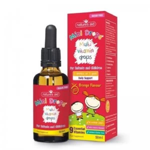 Natures Aid Multi-Vitamin Drops for Infants and Children 3+ Months to 5 Years - 50ml