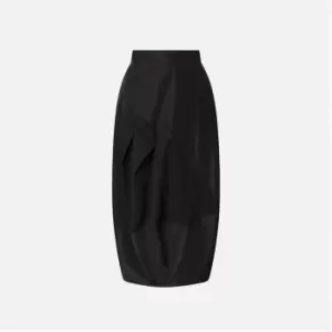 James Lakeland Balloon Detail Skirt - Black