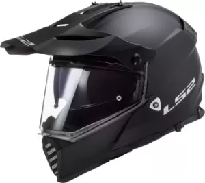 LS2 MX436 Pioneer Evo Motocross Helmet, black, Size S, black, Size S