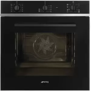 SMEG Cucina SF64M3TB Built In Electric Single Oven - Black - A Rated