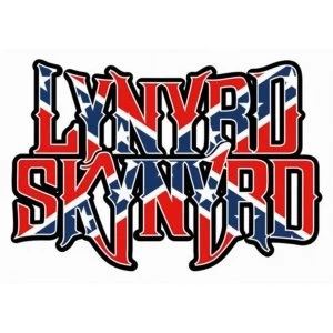 Lynyrd Skynyrd - Flag Postcard