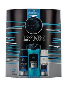 Lynx Ice Chill Trio and Shower Speaker Gift Set