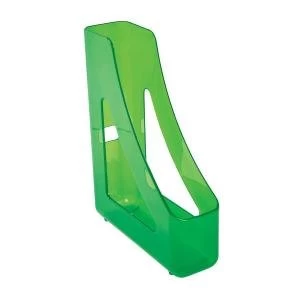A4 Foolscap Corporate Magazine File Vertical Storage Ice Green for