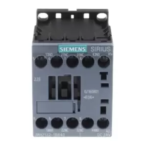 Siemens Contactor Relay - 2NO + 2NC, 10 A Contact Rating