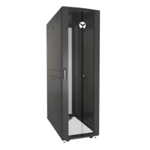 Vertiv VR3300 rack cabinet 42U Freestanding rack Black Transparent