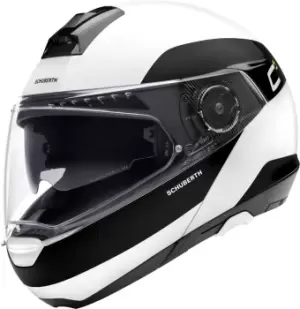 Schuberth C4 Pro Fragment Helmet, black-white, Size S, black-white, Size S