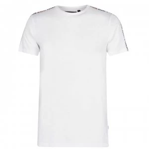 Fresh Ego Kid Taped T Shirt - Navy/White