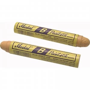 Markal Paintstick Marker Card Yellow Pack of 3