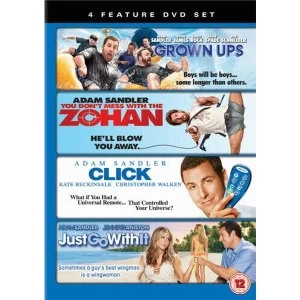 Adam Sandler Collection - Grown Ups / You Don't Mess With The Zohan / Click / Just Go With It DVD