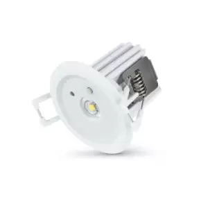 JCC 3.5W Emergency Downlight IP20 6000K 110lm White Non-maintained - JC110002