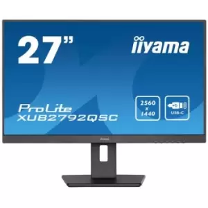 iiyama ProLite 68.6cm (27") 2560 x 1440 pixels Wide Quad HD LED 4 ms Black