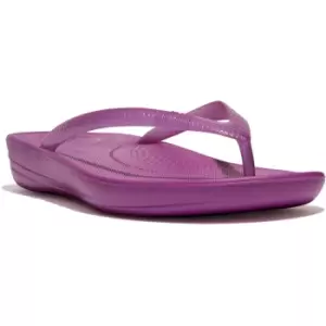 Fitflop Iqushion Transparent Flip-Flops Female Miami Violet UK Size 4