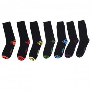 Kangol Formal 7 Pack Socks Mens - Week