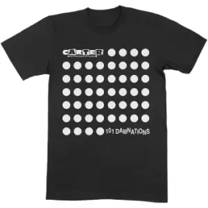 Carter USM - 101 Damnations Unisex X-Large T-Shirt - Black