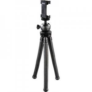 Hama FlexPro Tripod 1/4 Working height=16 - 27cm Black For smartphones and GoPro, Ball head