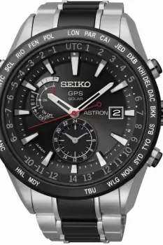 Mens Seiko Astron GPS Titanium Ceramic Radio Controlled Solar Powered Watch SAST015G