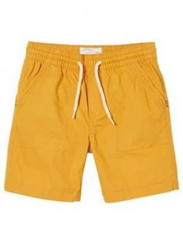 Fat Face Boys Studland Elasticated Shorts - Yellow, Size 12-13 Years