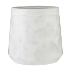11cm White Marble Decorative Jar