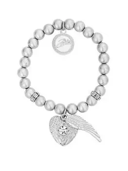 Bibi Bijoux Angelic Charm Silver Ball Bracelet
