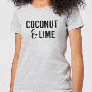 Coconut and Lime Womens T-Shirt - Grey - 3XL