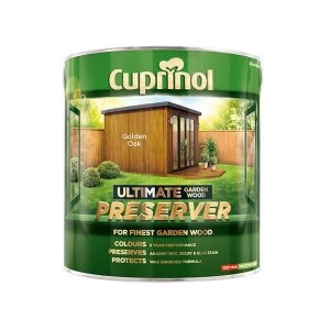 Cuprinol Ultimate Garden Wood Preserver Golden Oak 4 litre