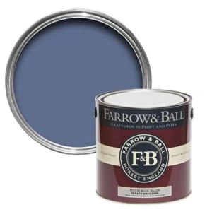 Farrow & Ball Estate Pitch Blue No. 220 Matt Emulsion Paint, 2.5L