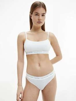Calvin Klein CK One Thong - White Size XS Women