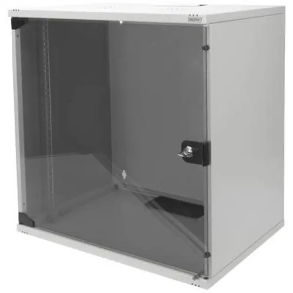 Digitus DN-19 12-U-S-1 19 wall cabinet (W x H x D) 540 x 595 x 400 mm 12 U Grey-white (RAL 7035) DN-19 12-U-S-1