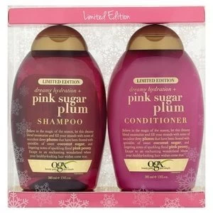 OGX Shampoo and Conditioner Gift Pack Pink Sugar Plum
