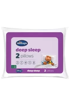 Silentnight Pack of 2 Deep Sleep Pillows - Size: Pair - White