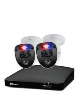 Swann Smart Security Cctv System: 4 Chl 1080P 1TB HDD Dvr, 2 X Pro Enforcer Cameras. Works With Alexa, Google Assistant & Swann Security - Swdvk-44680