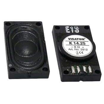 Visaton 2812 K 14.25 - 8 Ohm Rectangular Mini Speaker 1.4x2.5cm